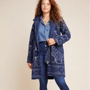 Anthropologie Tapestry Parka size XS P